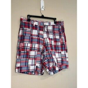 Castaway Nantucket Clothing Men's 36 Patchwork Madras Shorts